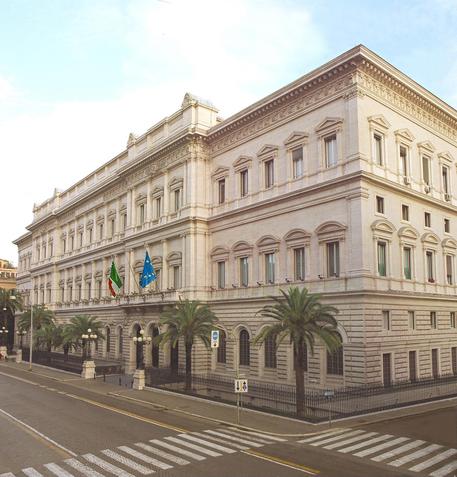 La sede della Banca d'Italia in via Nazionale a Roma, Palazzo Koch, in una foto diffusa dall'ufficio stampa, 24 settembre 2019. ANSA/UFFICIO STAMPA BANCA D'ITALIA
++ HO - NO SALES, EDITORIAL USE ONLY ++