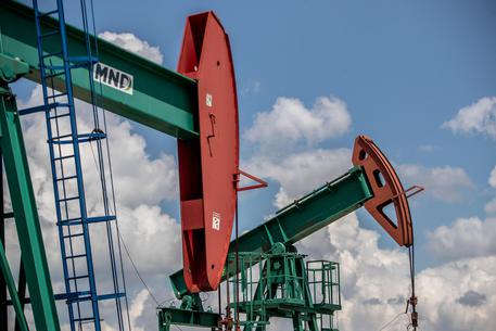 epa07663684 Oil pumping gear (nodding donkey or pump jack) at an oil plant operated by MND company in Uhrice, Czech Republic, 21 June 2019. Media reported that oil prices soared more than 5% after Iran shot down a United States military drone and so increased concerns about a possible military confrontation between USA and Iran.  EPA/MARTIN DIVISEK