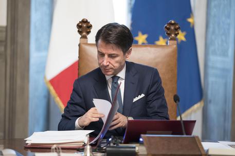 epa07819501 A handout photo made available by the Chigi Palace Press Office shows Italian Prime Minister Giuseppe Conte chairing his new government's cabinet meeting at Chigi Palace in Rome, Italy, 05 September 2019. Conte's new government is a coalition between the anti-establishment 5-Star Movement (M5S) and the center-left Democratic Party (PD) that will have 21 ministers, 10 from the M5S, nine from the PD and one from the small leftwing Free and Equal (LeU) party, media reported.  EPA/FILIPPO ATTILI/CHIGI PALACE HANDOUT  HANDOUT EDITORIAL USE ONLY/NO SALES