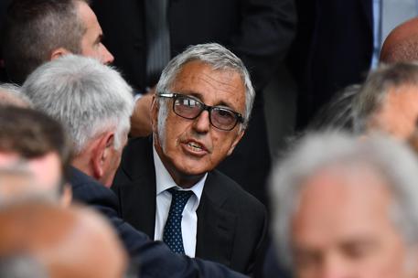 Atlantia CEO Giovanni Castellucci arrives for an official ceremony on the first anniversary of the Morandi highway bridges collapse, in Genoa, Italy, 14 August 2019. ANSA/LUCA ZENNARO