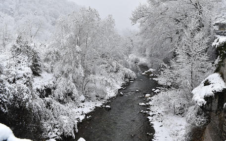 Snowfall in Chiomonte, Piemonte Region, Italy, 04 December 2020.
ANSA/ALESSANDRO DI MARCO