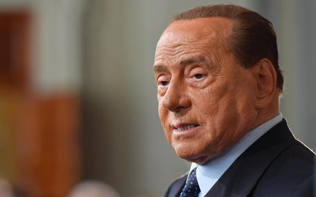 (FILE)
Forza Italia president and former premier Silvio Berlusconi addresses the media after a meeting with Italian President Sergio Mattarella at the Quirinale Palace for the first round of formal political consultations following the resignation of Prime Minister Giuseppe Conte, in Rome, Italy, 22 August 2019.  
ANSA/ETTORE FERRARI