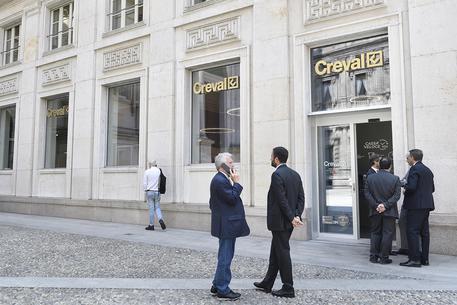 La filiale storica di Creval in Piazza San Fedele, Milano, 5 Giugno 2019. ANSA/FLAVIO LO SCALZO