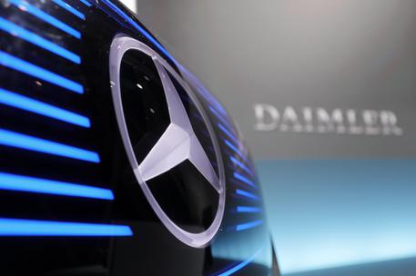 epa05983551 (FILE) - A file picture dated 02 February 2017 shows a closeup of the logo on the Mercedes 'Concept EQ' car during a annual press conference in Stuttgart, Germany. According to reports, the Stuttgart public prosecutor's office on 23 May 2017 raided various facilities of German carmmaker Daimler in connection with a possible involvement to the diesel emission manipulation scandal that had started with Volkswagen's so-called dieselgate.  EPA/RONALD WITTEK