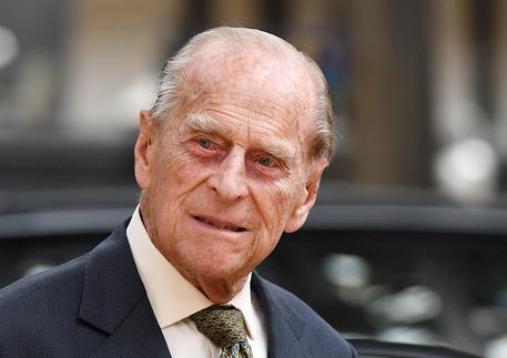 epa06025888 Britain's Prince Philip, The Duke of Edinburgh following the unveiling of the new Great Western train at Paddington Station in London, Britain, 13 June 2017. Queen Elizabeth II, accompanied by The Duke of Edinburgh, marked the 175th anniversary of the first train journey by a British monarch. The royal couple traveled from Slough to London Paddington on a Great Western Railway train, recreating the historic journey made by Queen Victoria on 13 June 1842.  EPA/ANDY RAIN