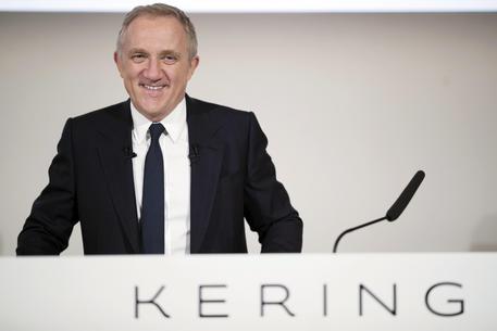 epa07509556 (FILE) CEO of French luxury group Kering, Francois-Henri Pinault  holds a news conference to present the company's financial results, in Paris, France, 12 February 2019 (reissued 16 April 2019). According to reports, French luxury group Kering CEO Francois-Henri Pinault announced on 16 April 2019 donation of 100 mln euros for reconstruction of damaged Notre Dame Cathedral. A huge fire started in the late afternoon on 15 April in the historic monument of the French capital burning the roof and a spire.  EPA/IAN LANGSDON