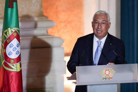 epa07950643 Portuguese Prime Minister Antonio Costa speaks during the Swearing in ceremony of the XXII Constitutional Government held at Ajuda Palace, Lisbon, Portugal, 26 October 2019.  EPA/TIAGO PETINGA