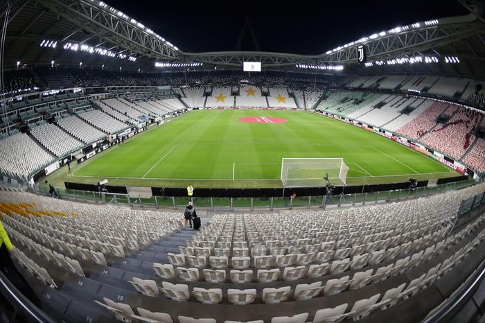 (FOTO ARCHIVIO)Interni dellÂ’Allianz Stadium di proprietà  della Juventus una delle società  fondatrici della nuova competizione Superlega, Torino, 19 aprile 2021 ANSA/ALESSANDRO DI MARCO