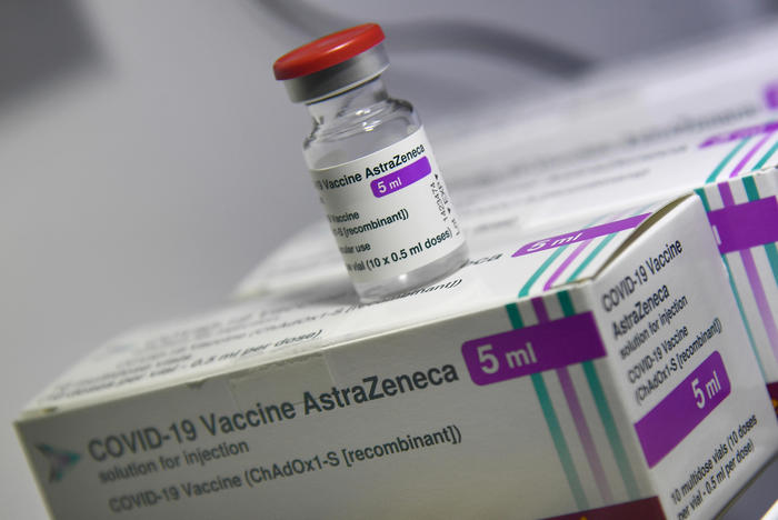 One of the packs of the vaccine Covid-19 AstraZeneca arrived in Liguria. Genoa, 10 February 2021. ANSA/LUCA ZENNARO