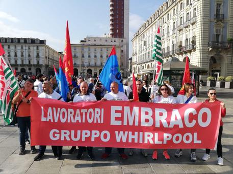 Embraco: 8 ore di sciopero, Cirio incontrerà  lavoratori 
Presidio davanti alla sede della Regione Piemonte 


Foto ufficio stampa Sindacati