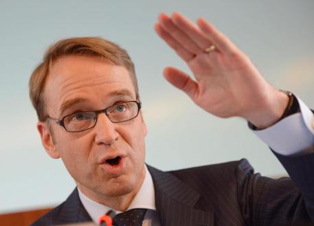 Jens Weidmann, the president of the German Central Bank, speaks at the annual press conference at the headquarters of the German Central Bank in Frankfurt Main, Germany, 12 March 2013.ANSA/ARNE DEDERT