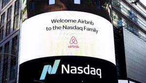 Borse, debutto record per Airbnb a Wall Street