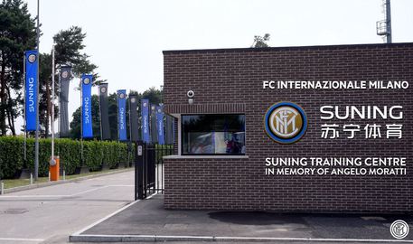 Calcio: la Pinetina cambia nome, ora intitolata a Suning. Foto tratta dal profilo Twitter dell'Inter.