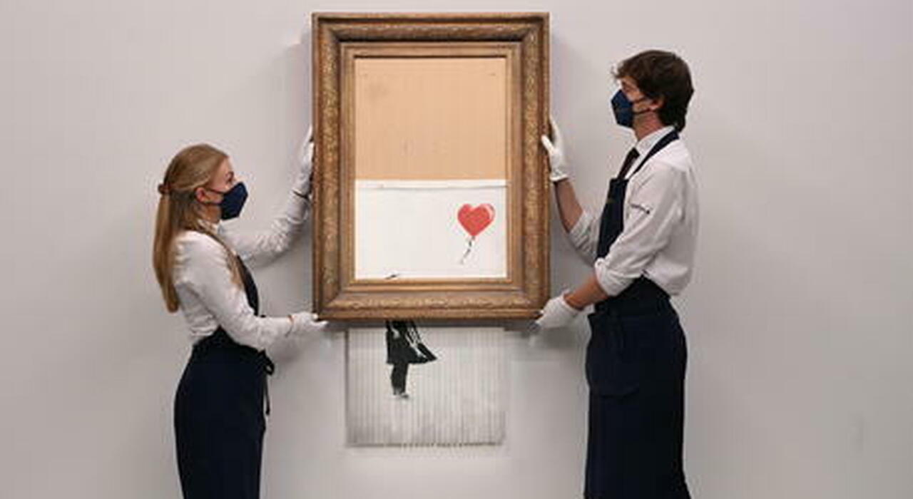 Banksy, 22 milioni per l’opera distrutta