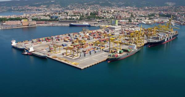 Un'immagine del porto di Trieste. ANSA
