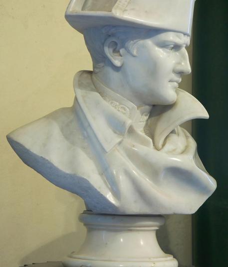 Busto di Napoleone collocato nella Villa dei Mulini di Portoferraio. Credit Roberto Ridi