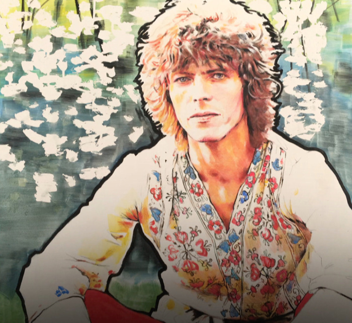 David Bowie, battuto all’asta per 73 mila euro il suo dipinto