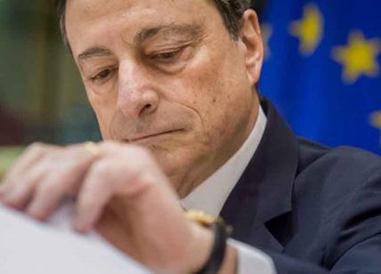 Draghi: super euro colpa di Trump