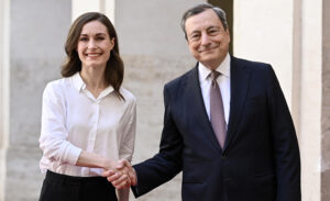 Draghi incontra Marin: “accelerare su adesione Nato”