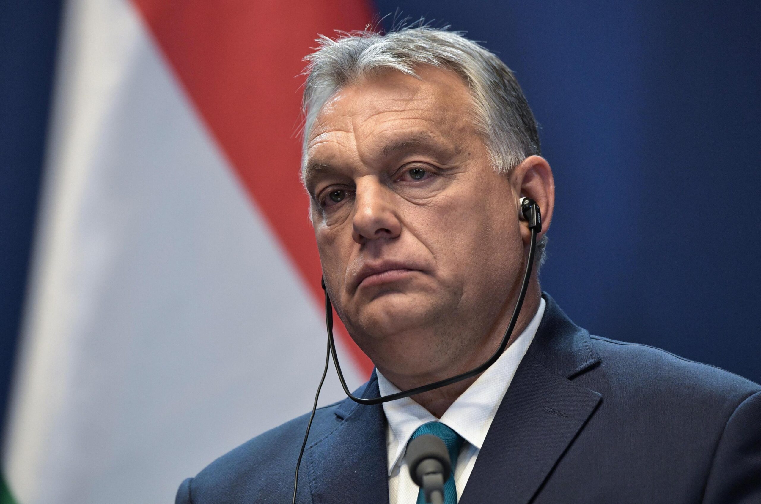 Hungarian Prime Minister Viktor Orban attend a joint news conference with Russian President Vladimir Putin (not pictured)  following their talks in Budapest, Hungary, 30 October 2019. Russian President Vladimir Putin is on a working visit to Hungary.  ANSA/ALEXEI NIKOLSKY / SPUTNIK  / KREMLIN POOL MANDATORY CREDIT