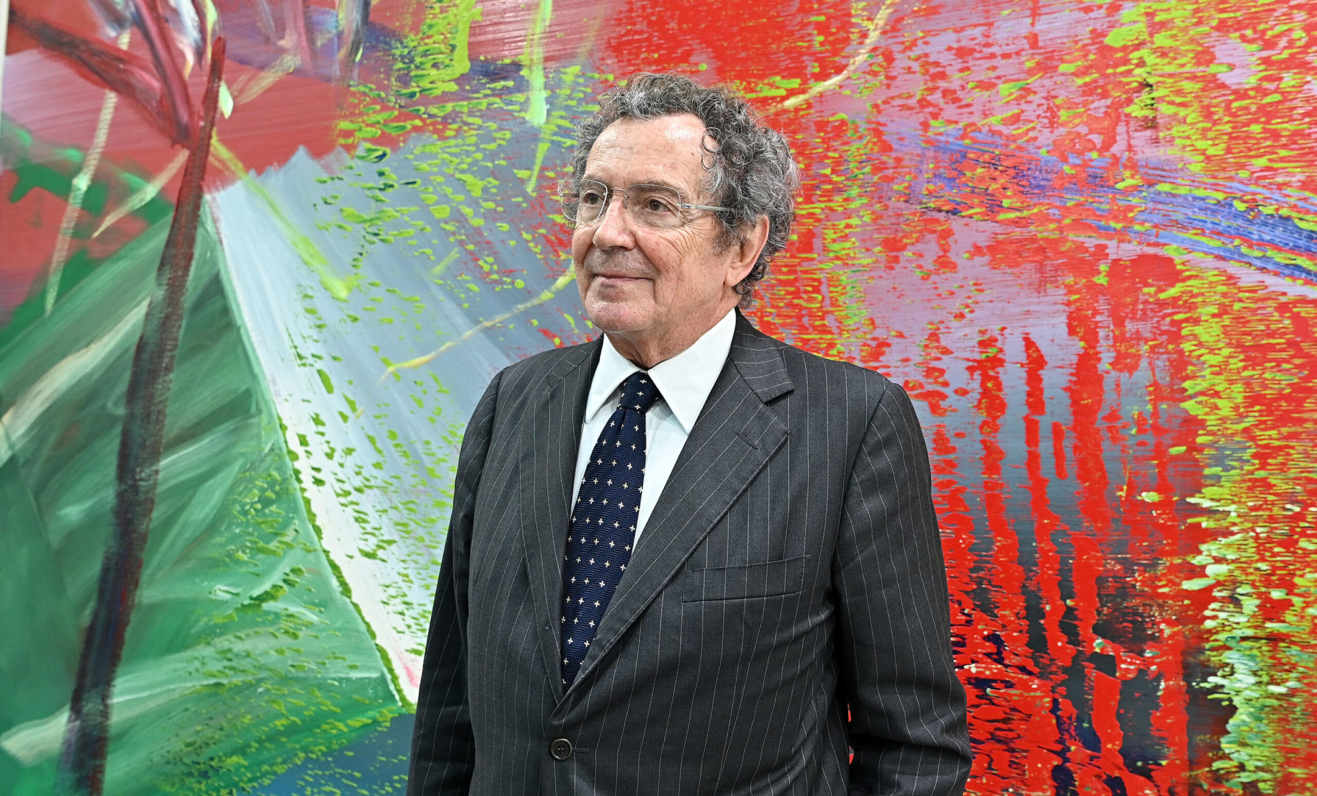 Un momento dell'inaugurazione della 28/a edizione di Artissima 2021 di cui la banca Intesa SanPaolo è main partner, che si svolge nella sala dell'Oval Lingotto, Torino, 4 novembre 2021 ANSA/ALESSANDRO DI MARCO