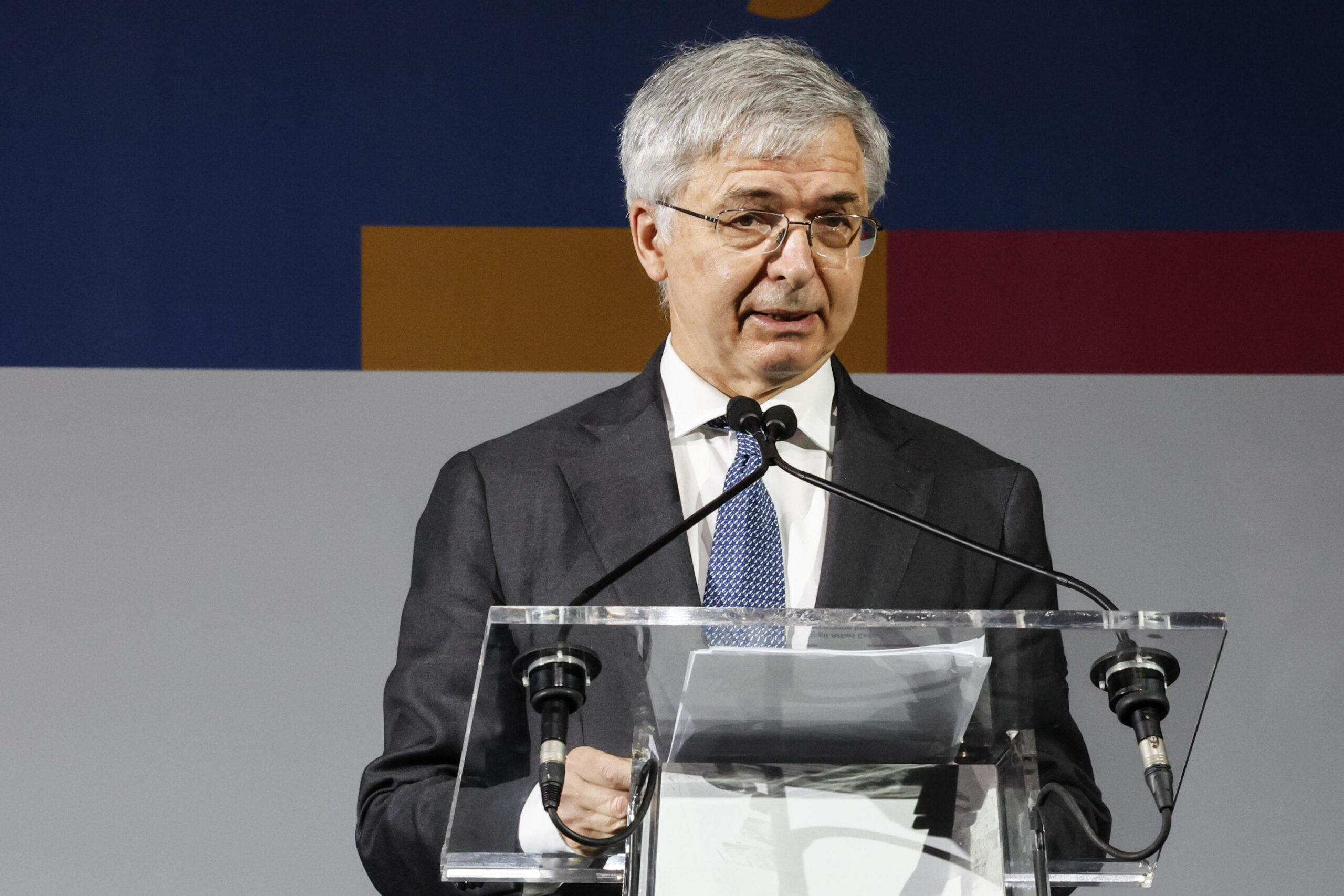 Minister of Economy and Finance, Daniele Franco during the 2nd National Conference on development cooperation ?CO-OPERA 2022?,  Rome 24 June 2022.
ANSA/FABIO FRUSTACI