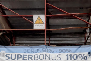 Superbonus, l’allarme di Ance: “sale ad oltre 30 miliardi l’importo dei crediti incagliati”