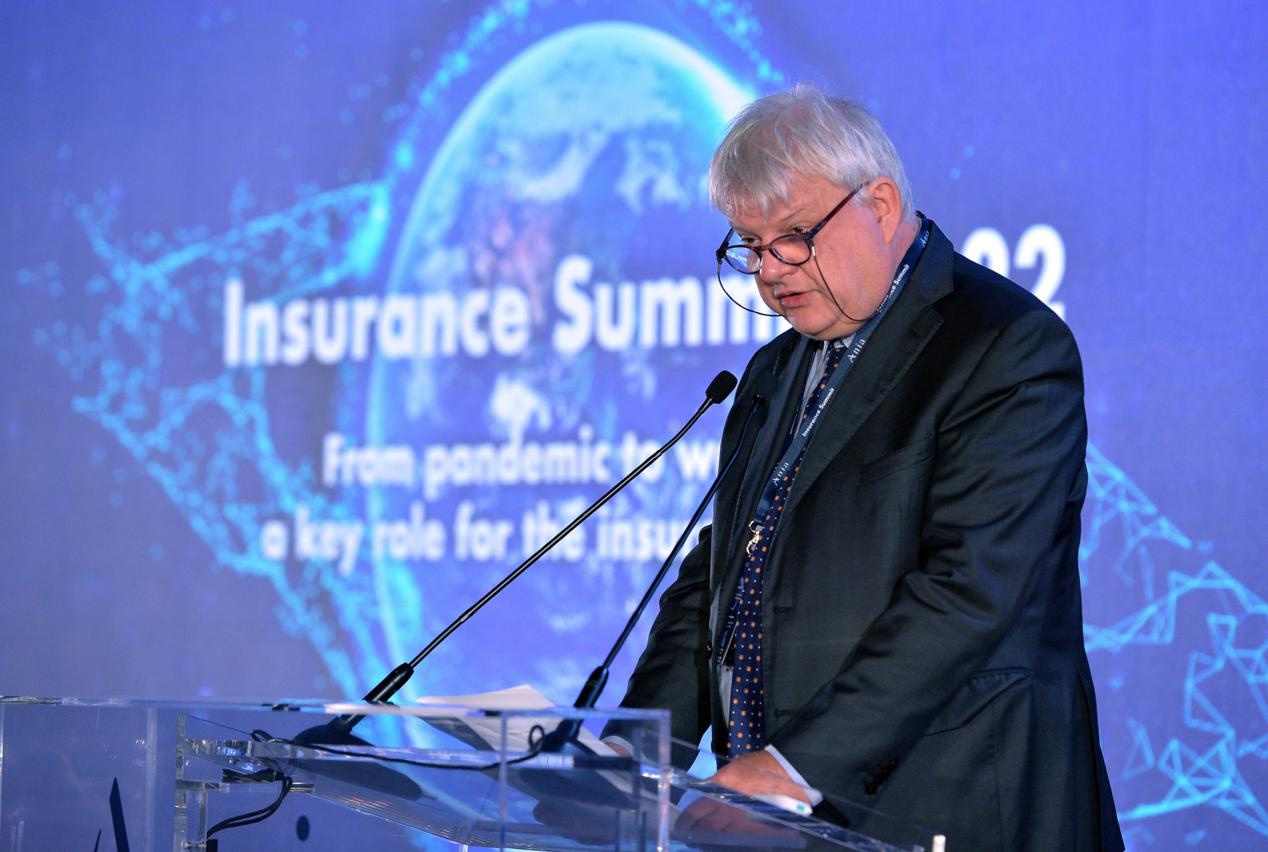 Il Direttore Generale di Banca d'Italia e Presidente IVASS Luigi Federico Signorini all'Insurance Summit 2022 di ANIA a Villa Miani
Roma, 10 ottobre 2022.
ANSA/FABIO CIMAGLIA