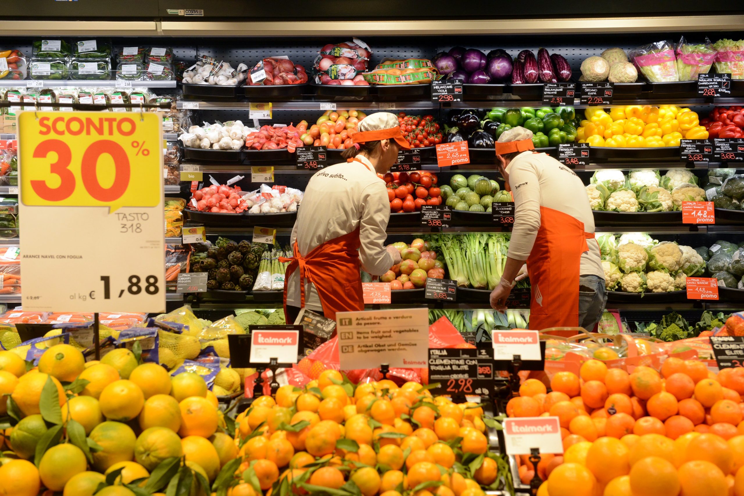 Prezzi alimentari, ai minimi in due anni l’indice della FAO