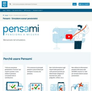 Inps, pubblicato nuovo simulatore pensione “Pensami”