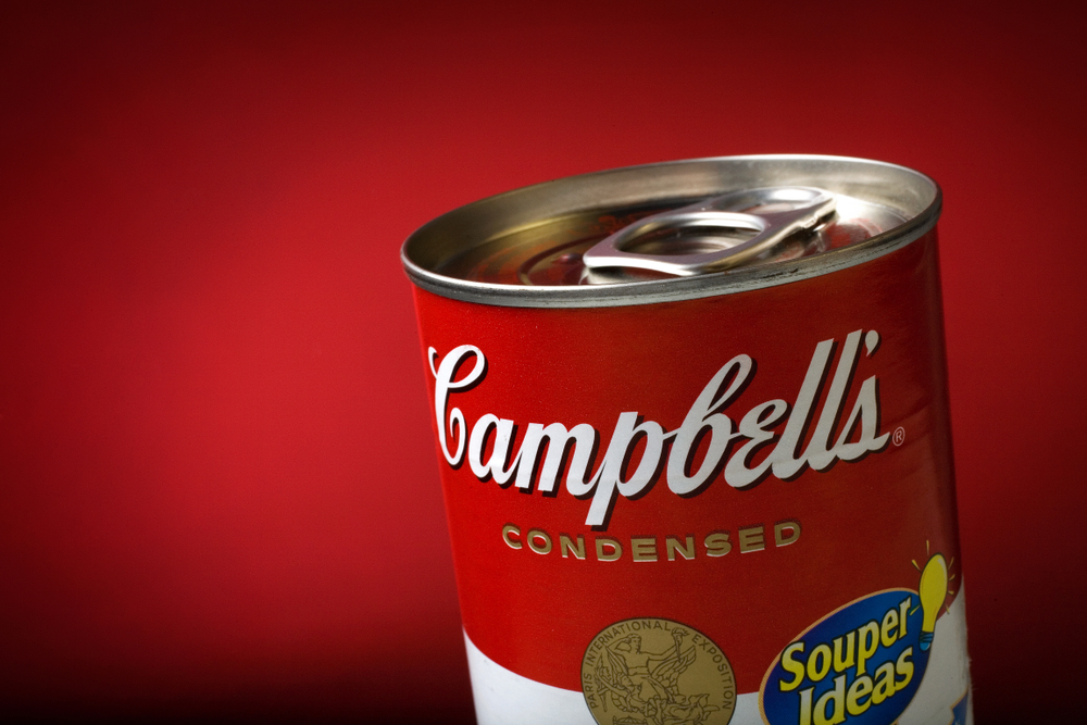 Usa, crescita a doppia cifra per Campbell Soup