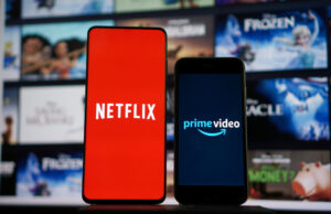 Streaming a pagamento -23,3%. Netflix -13%, Amazon Prime cresce