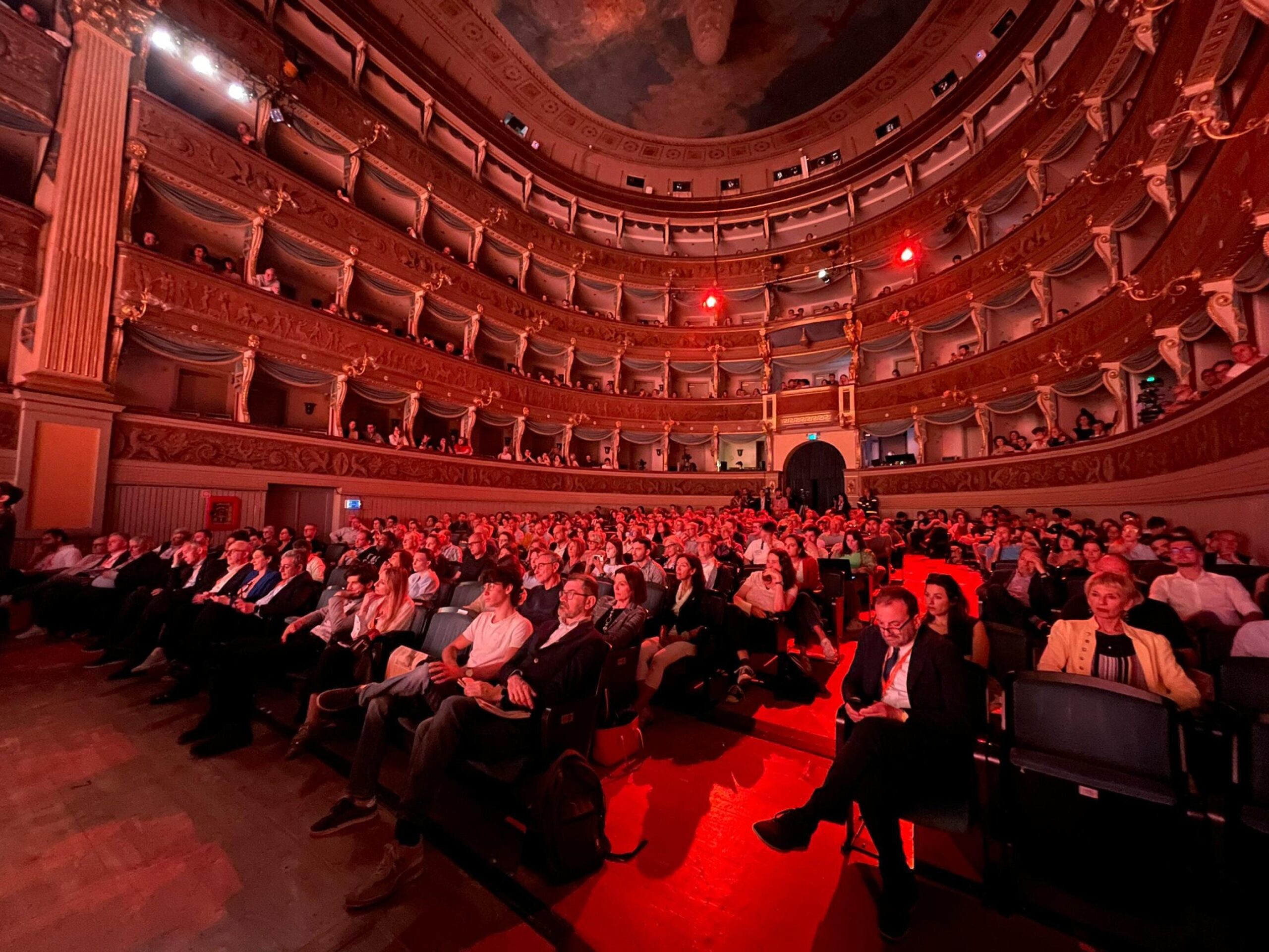 Il Premio Nobel per la pace Lech Walesa al Festival dell'economia di Trento, 28 maggio 2023.
ANSA/Gnews