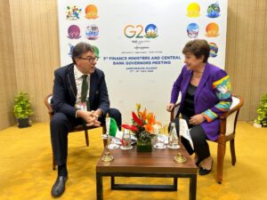G20, Giorgetti incontra Georgieva: di cosa hanno parlato