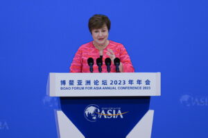 Georgieva in Cina da Li: “No al decoupling”