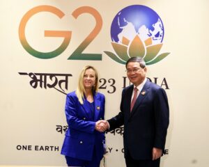 Italia Cina al G20, Li a Meloni: “Relazione sana e stabile è interesse comune”