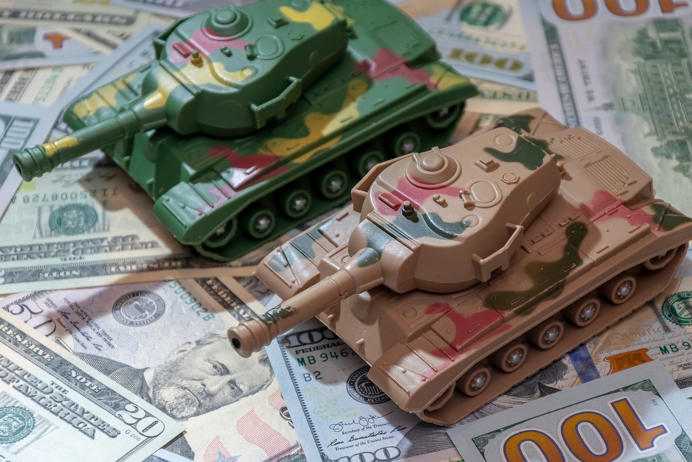 Spesa militare: nel 2023 spesi 2.440 miliardi di dollari