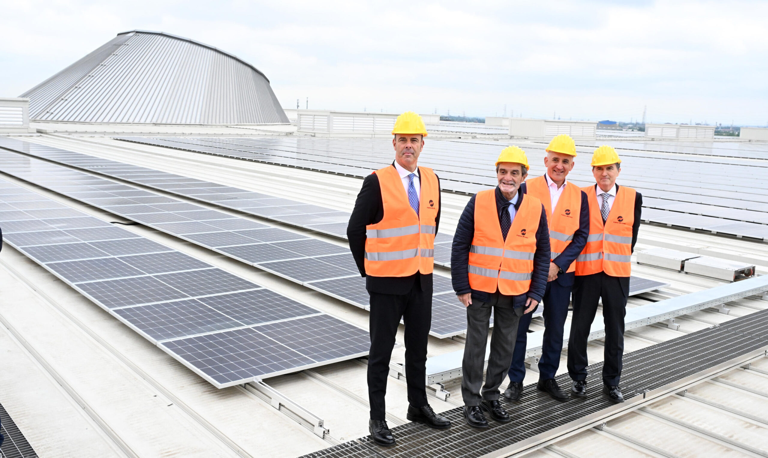 A2A inaugura il nuovo impianto fotovoltaico da record a Fiera Milano