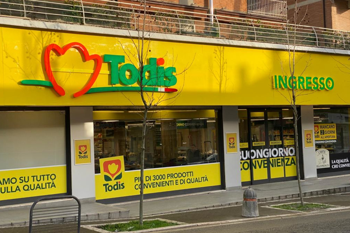 Todis, fatturato 2023 chiuso in crescita del 16% a 1,167 mld di euro